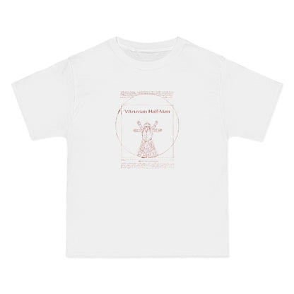 Vitruvian Half-Man - Men's Heavyweight T-Shirt