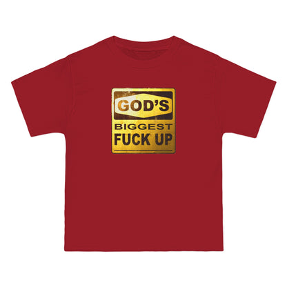 God's Biggest Fuck Up - Men's Heavyweight T-Shirt