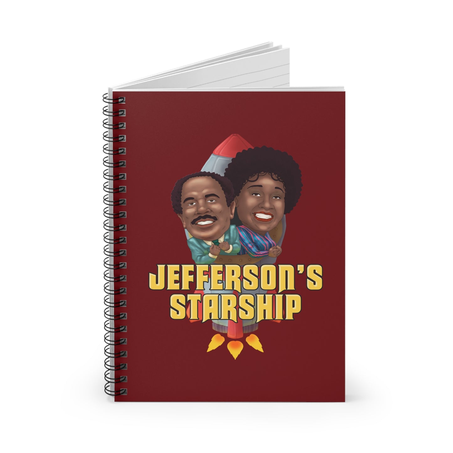 Jefferson's Starship - Spiral Notebook