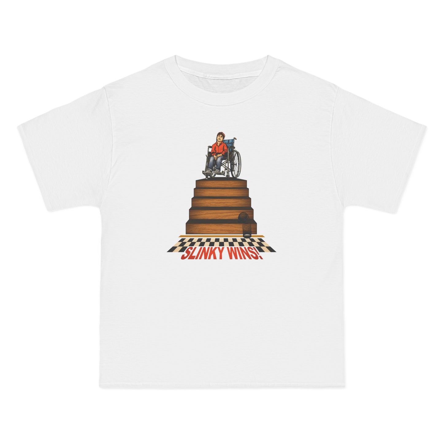 Slinky Wins! - Men's Heavyweight T-Shirt