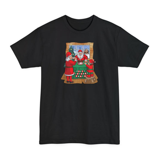 Happy Birthday Santa - Men's Tall T-Shirt