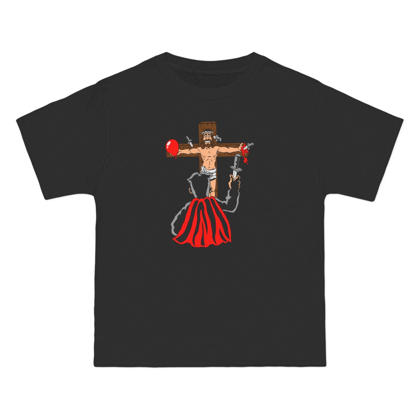 Jesus/Magician/Knives - Men's Heavyweight T-Shirt