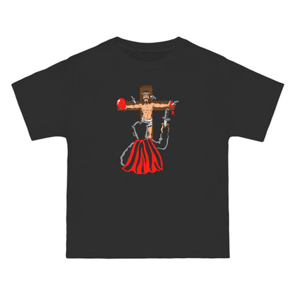 Jesus/Magician/Knives - Men's Heavyweight T-Shirt