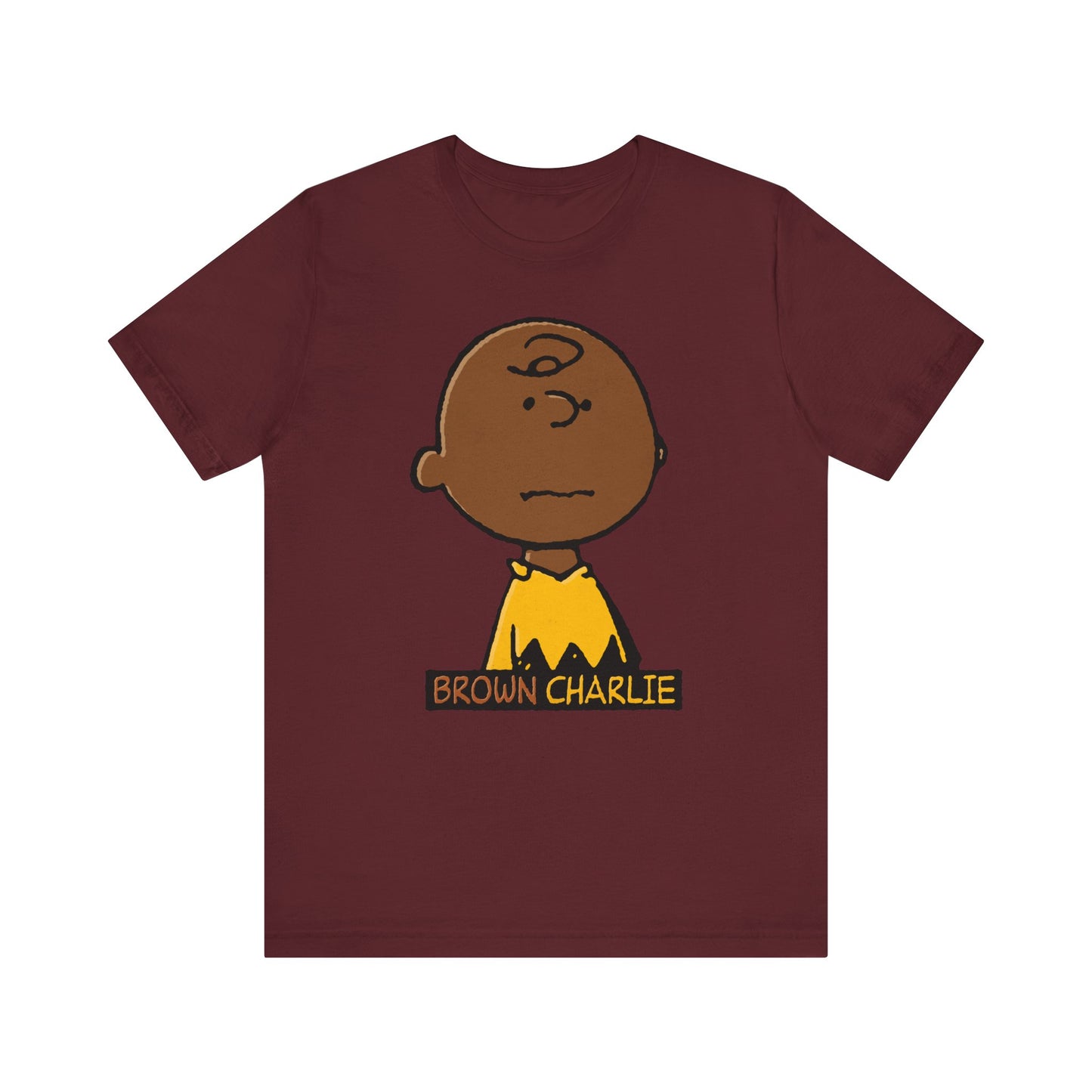 Brown Charlie  - Men's T-Shirt