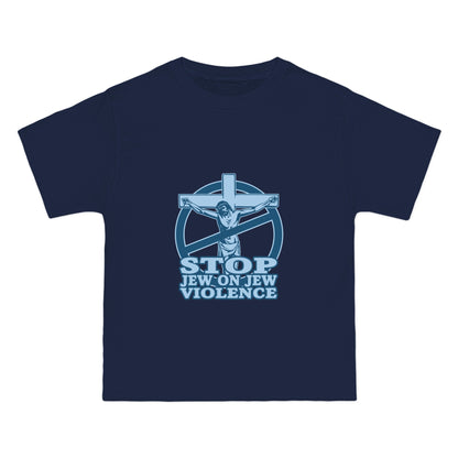 Stop Jew On Jew Violence - Men's Heavyweight T-Shirt