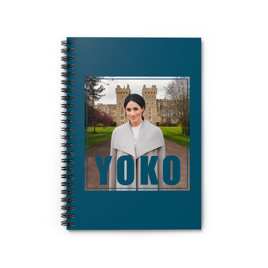 Yoko (Meghan Markle) - Spiral Notebook