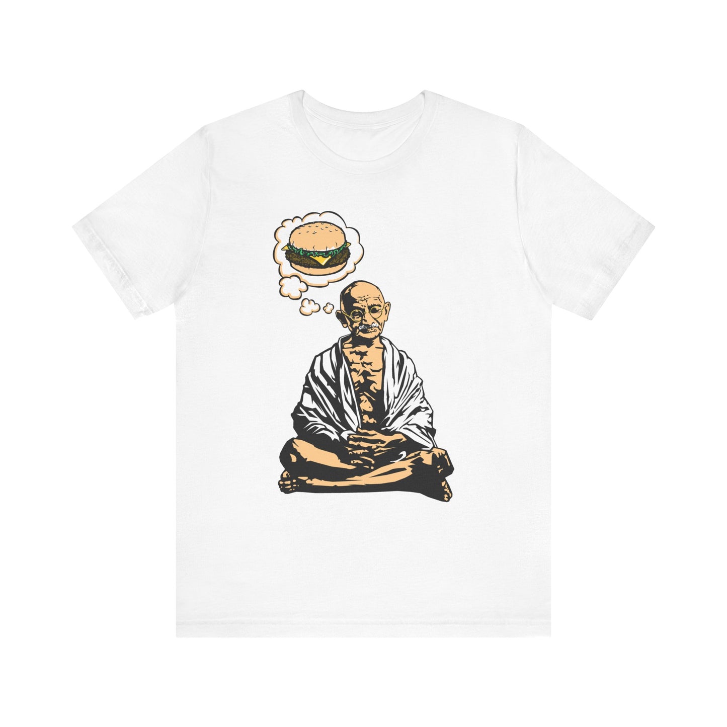 Gandhi Cheeseburger - Men's T-Shirt