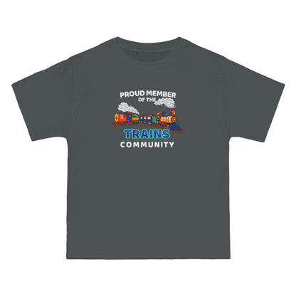 Proud Member Of The Trains Community - Men's Heavyweight T-Shirt