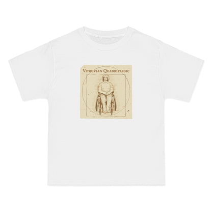 Vitruvian Quadriplegic - Men's Heavyweight T-Shirt