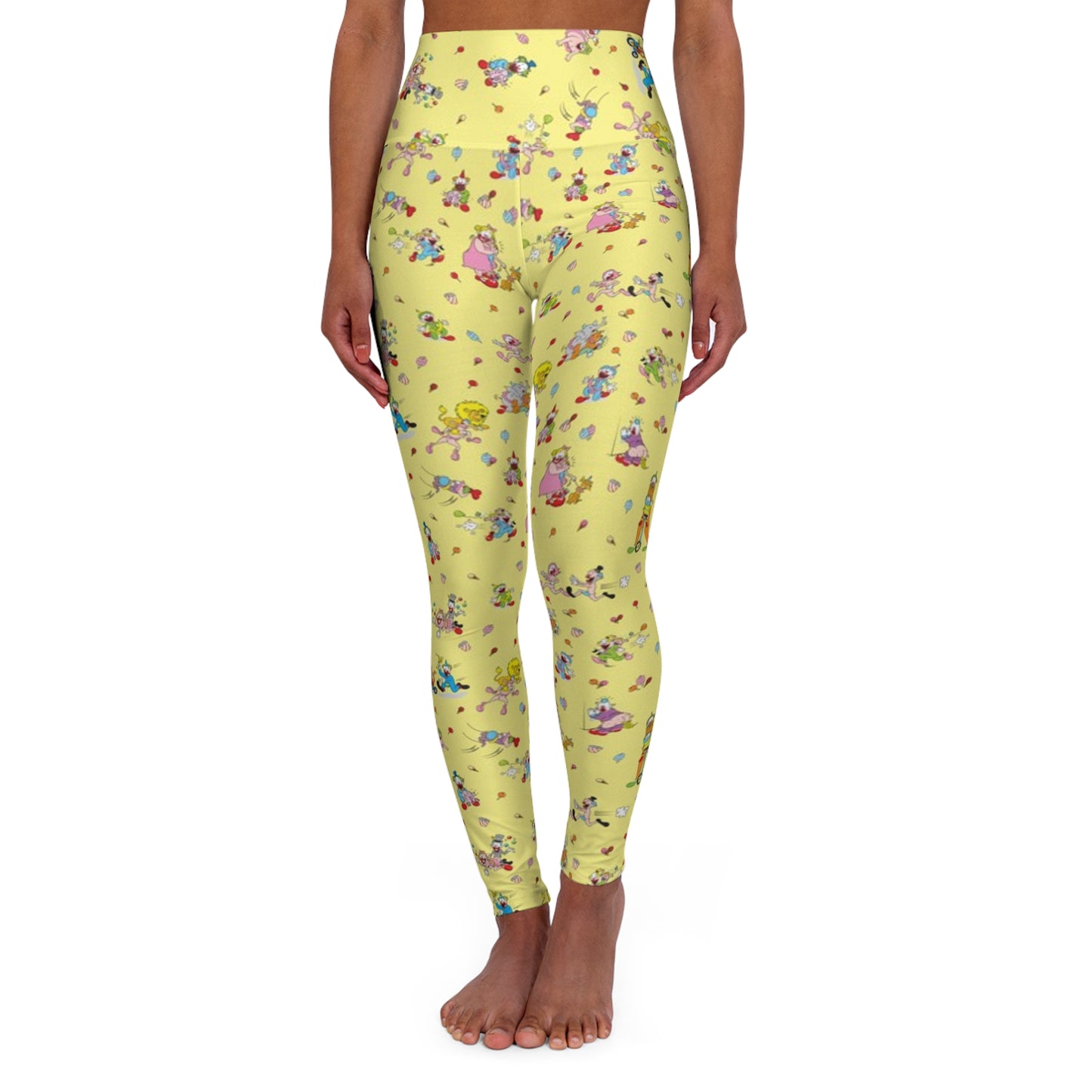 Clown Orgy - High Waisted Yoga Leggings