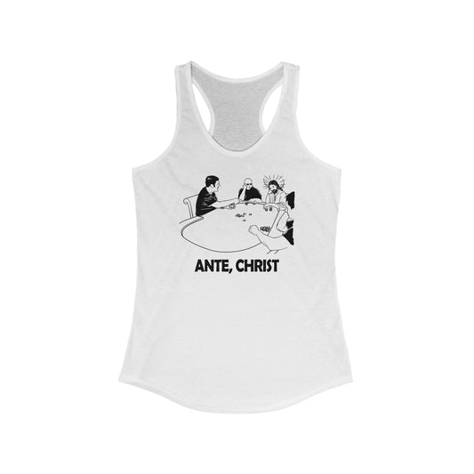 Ante Christ - Women's Racerback Tank