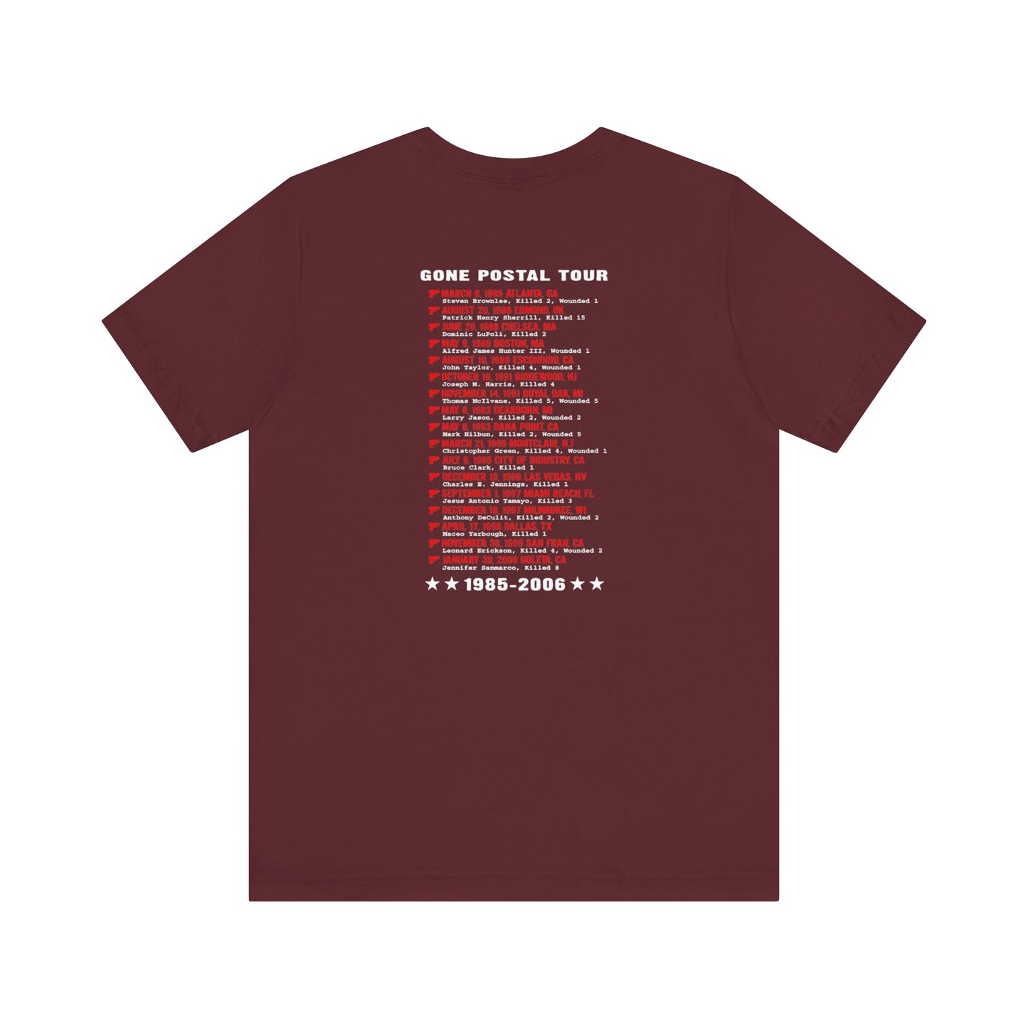 Gone Postal Tour - Men's T-Shirt