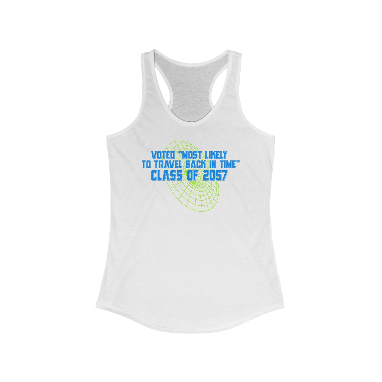 Voted "Most Likely To Travel Back In Time" - Women’s Racerback Tank