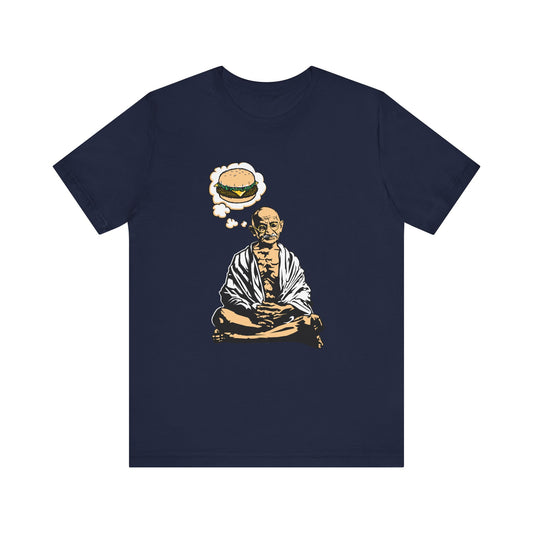 Gandhi Cheeseburger - Men's T-Shirt