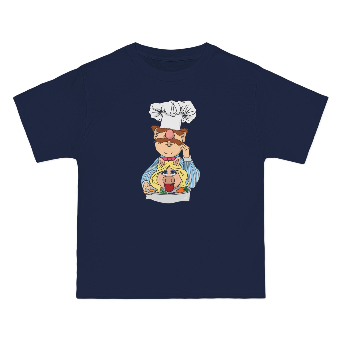 Chef's Special (Swedish Chef Serving Up Miss Piggy On A Platter) - Men's Heavyweight T-Shirt