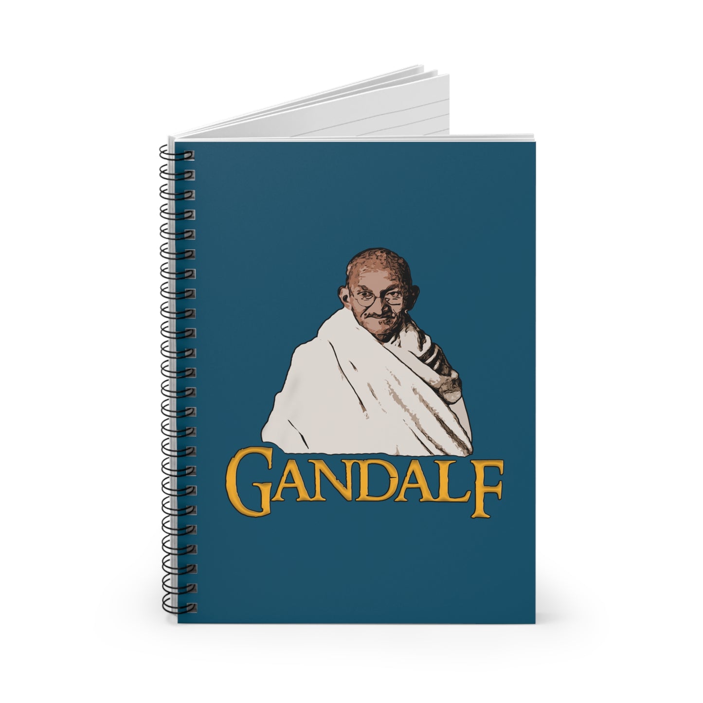 Gandalf (Gandhi) - Spiral Notebook