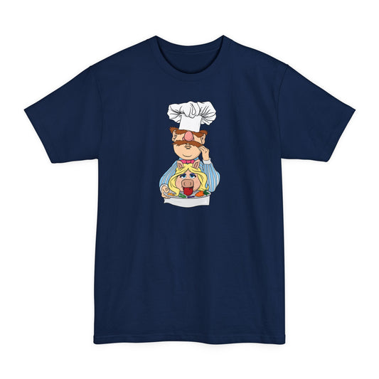 Chef's Special (Swedish Chef Serving Up Miss Piggy On A Platter) - Men's Tall T-Shirt