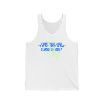 Voted "Most Likely To Travel Back In Time" - Unisex Tank