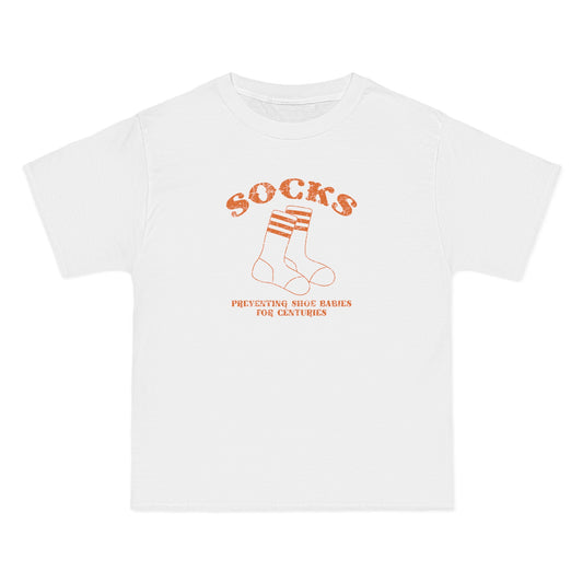 Socks - Preventing Shoe Babies For Centuries - Men's Heavyweight T-Shirt