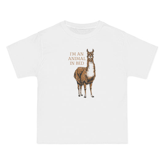 I'm An Animal In Bed - Men's Heavyweight T-Shirt