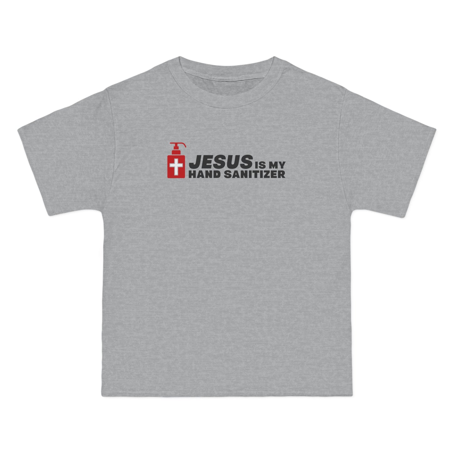 Jesus Is My Hand Sanitizer (Coronavirus) - Men's Heavyweight T-Shirt