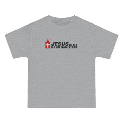 Jesus Is My Hand Sanitizer (Coronavirus) - Men's Heavyweight T-Shirt