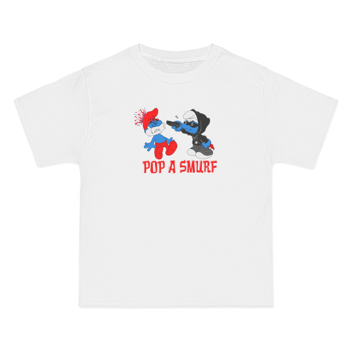 Pop A Smurf - Men's Heavyweight T-Shirt