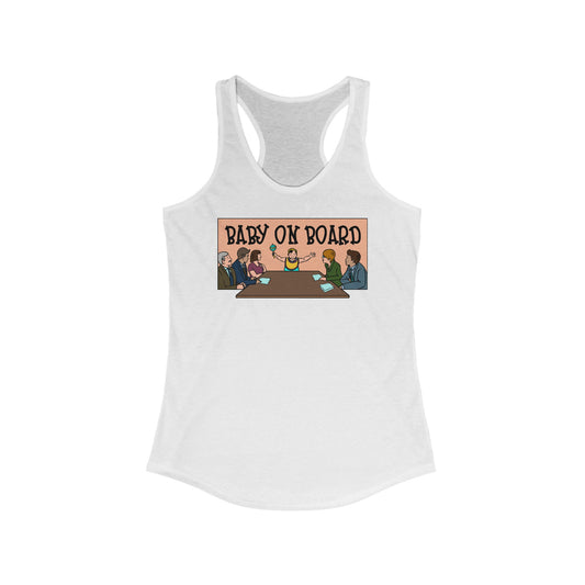 Baby On Board - Women's Racerback Tank