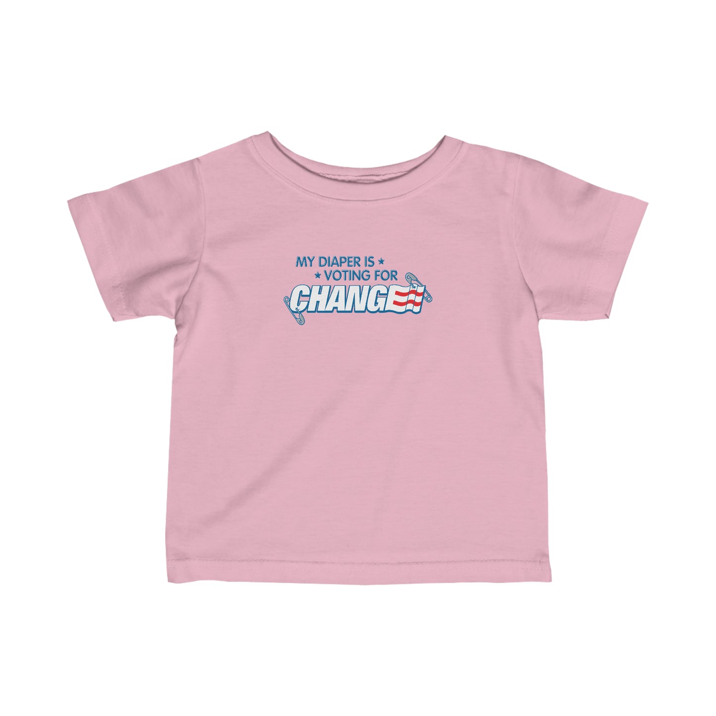 My Diaper Is Voting For Change - Baby T-Shirt