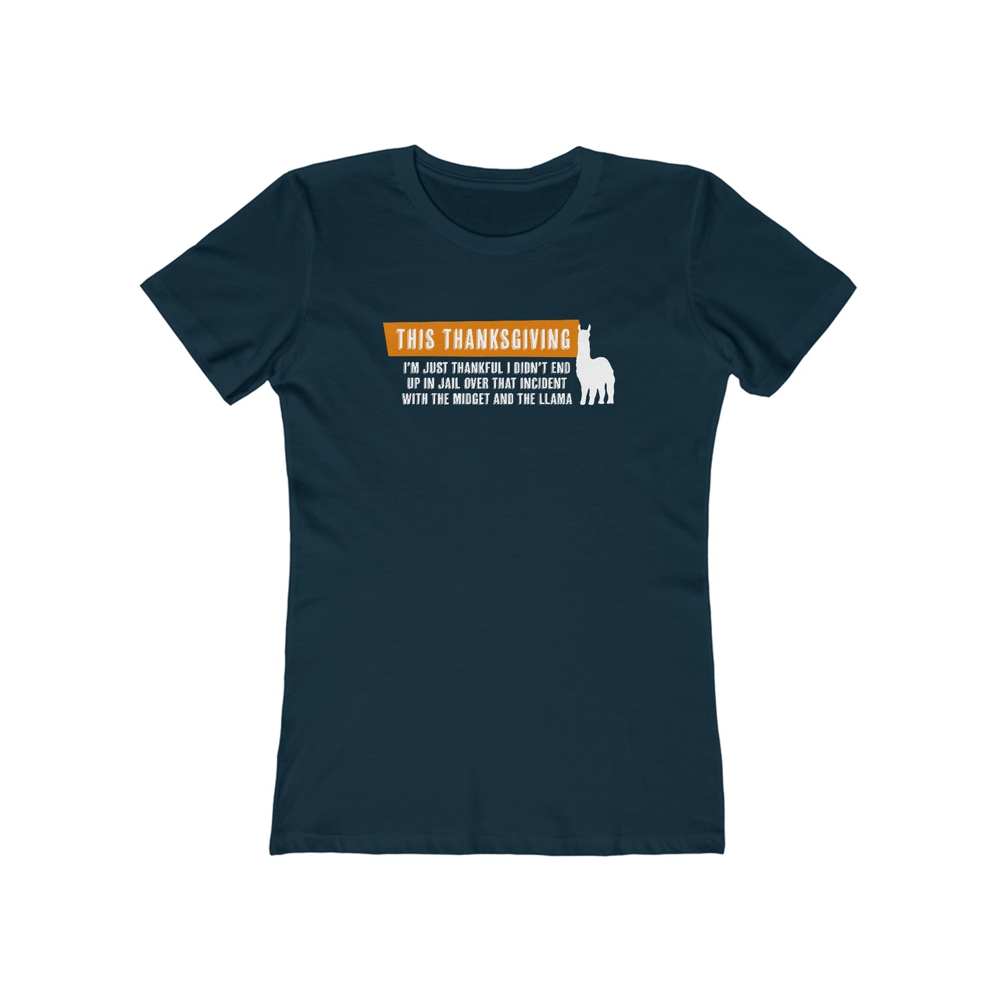 Thanksgiving Llama - Women’s T-Shirt