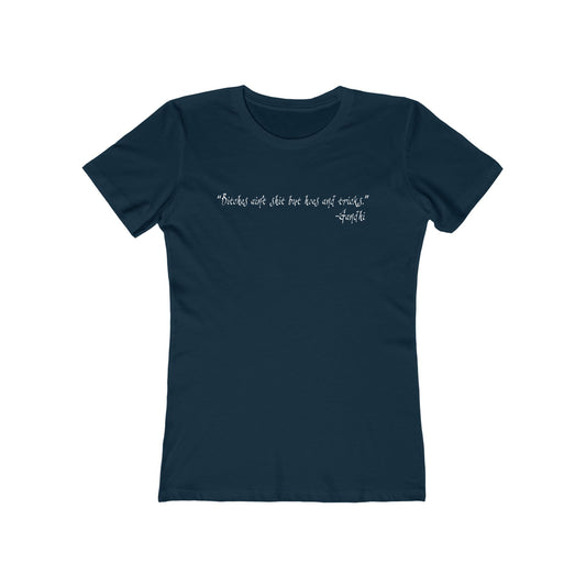 Bitches Ain't Shit But Hoes And Tricks - Gandhi - Women’s T-Shirt