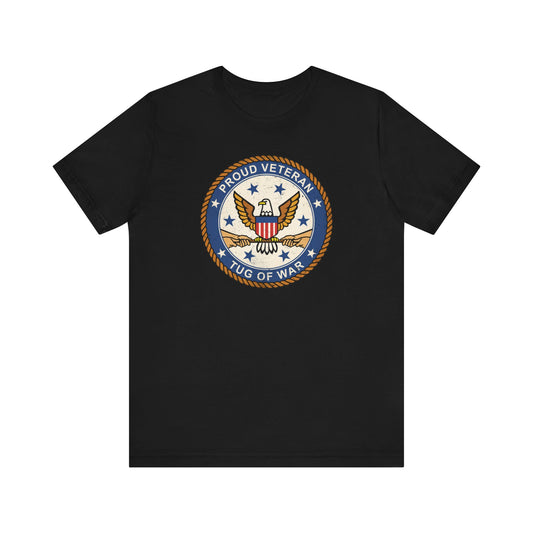 Proud Veteran (Tug Of War) - Men's T-Shirt