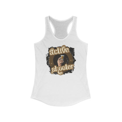 Active Shooter - Women's Racerback Tank