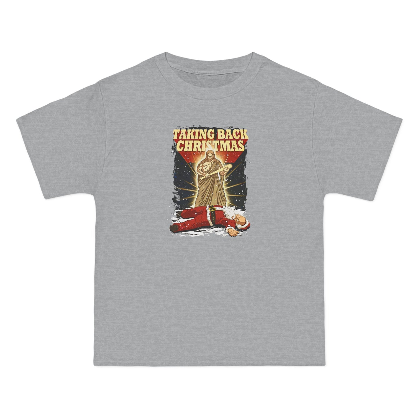 Taking Back Christmas (Jesus Vs. Santa) - Men's Heavyweight T-Shirt