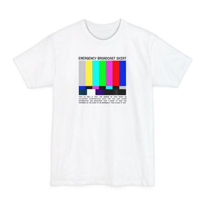 Emergency Broadcast Shirt - Men's Tall T-Shirt