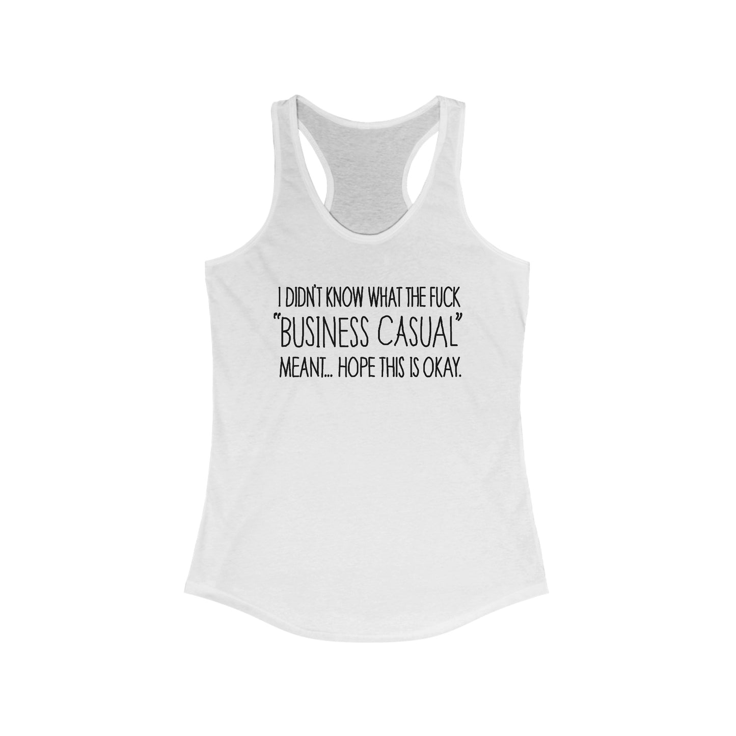 Business Casual  - Women's Racerback Tank