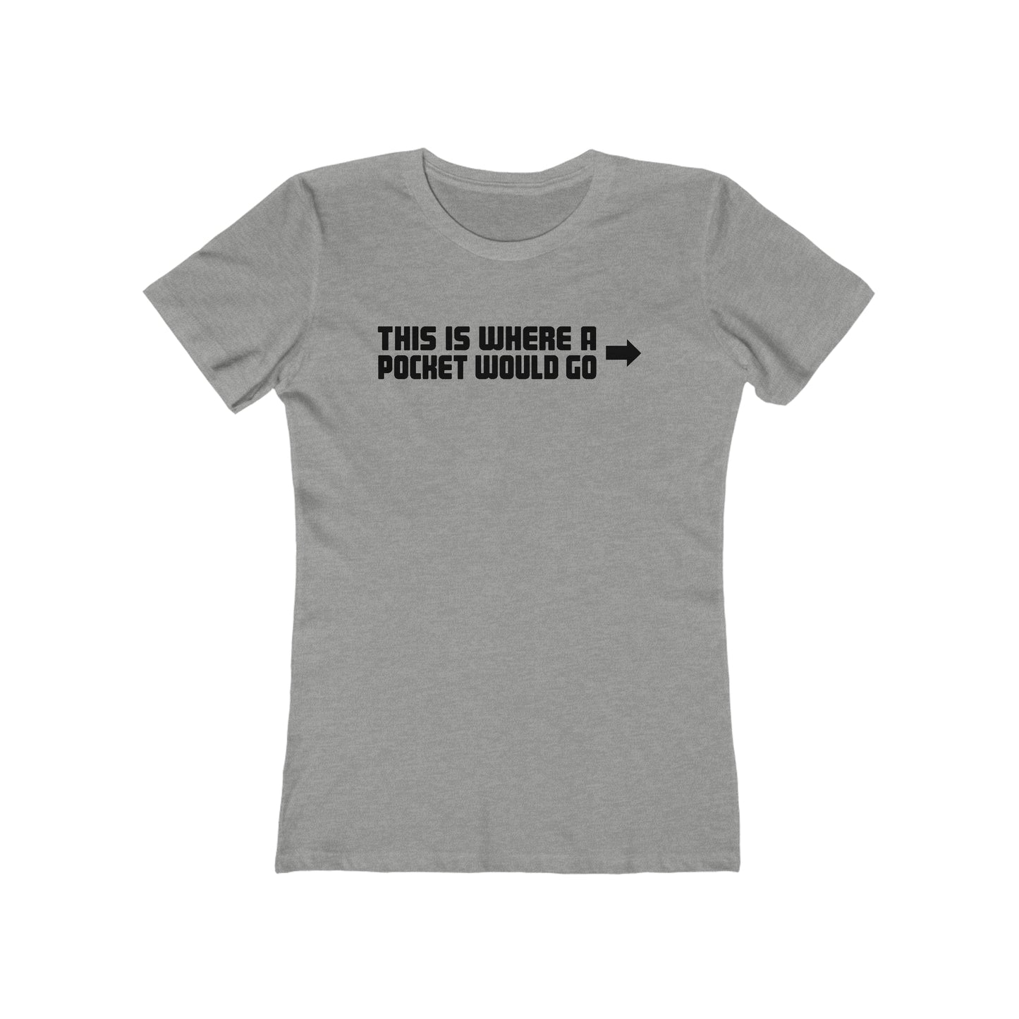 This Is Where A Pocket Would Go  - Women’s T-Shirt