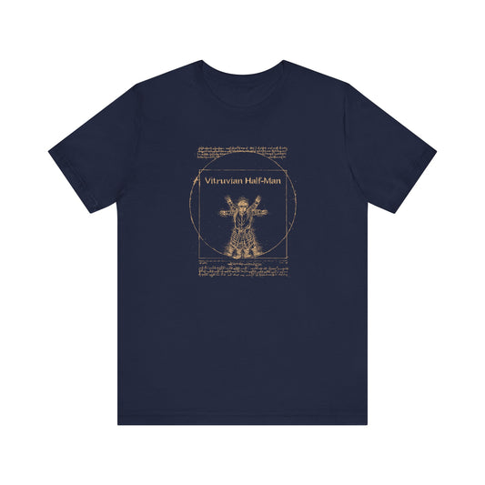 Vitruvian Half-Man - Men's T-Shirt