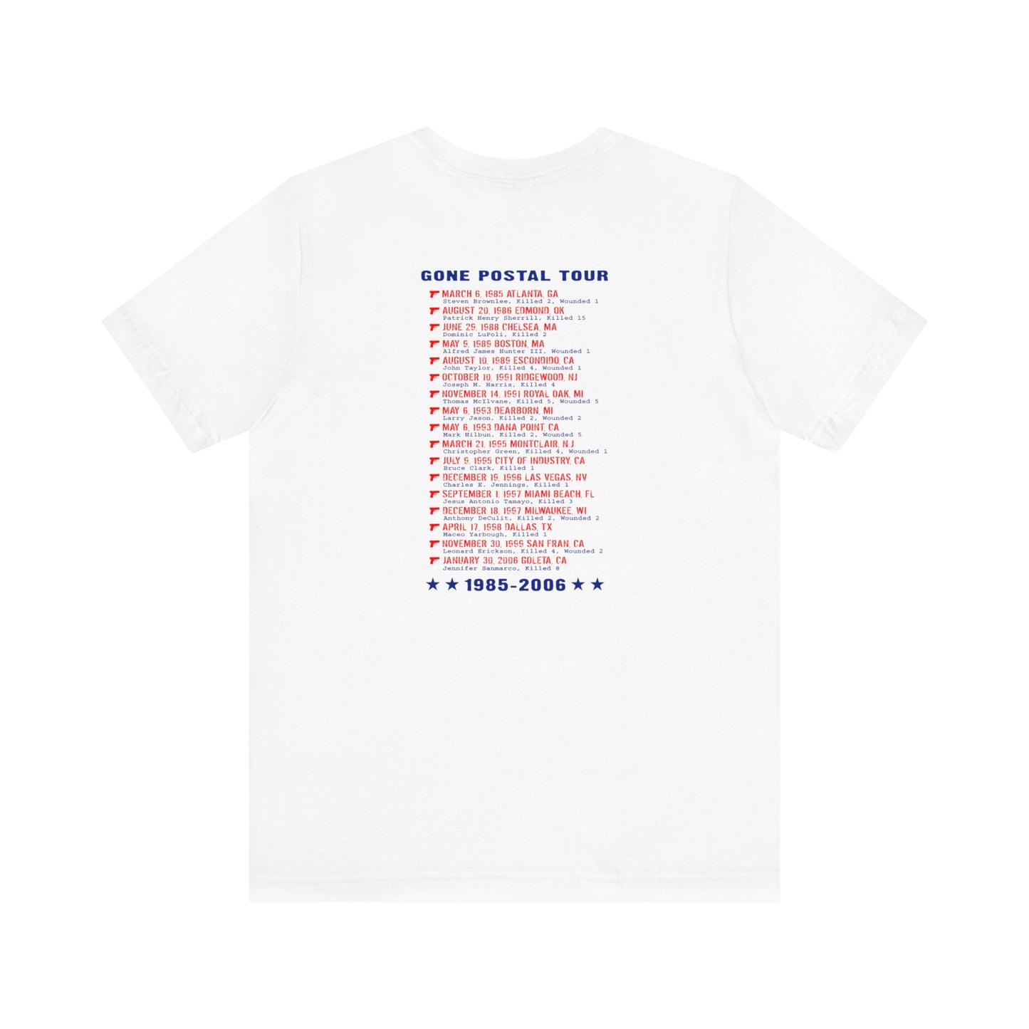 Gone Postal Tour - Men's T-Shirt