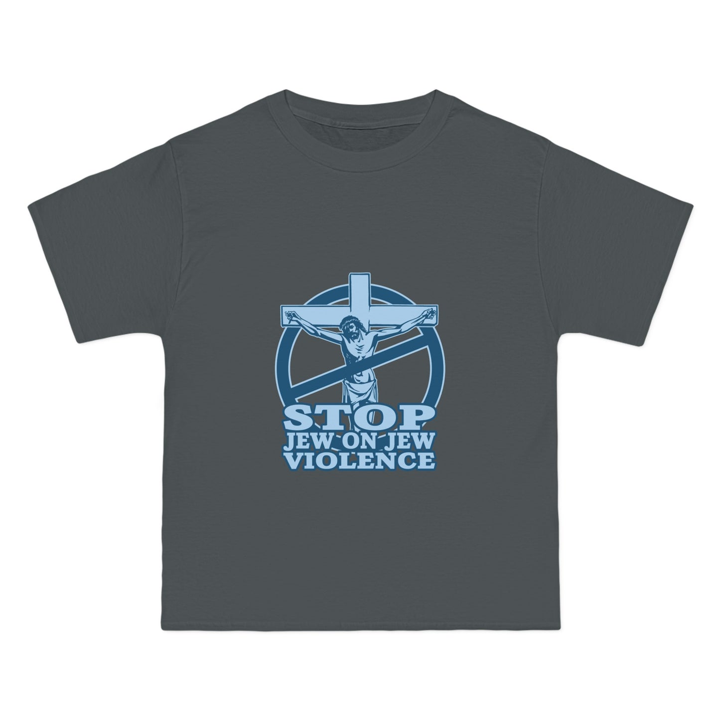 Stop Jew On Jew Violence - Men's Heavyweight T-Shirt