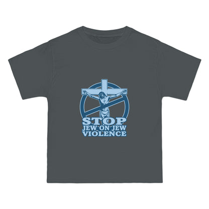 Stop Jew On Jew Violence - Men's Heavyweight T-Shirt