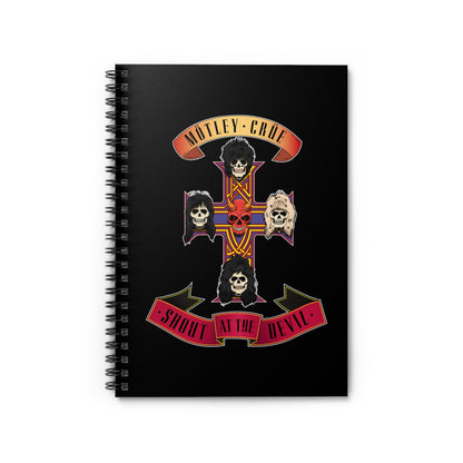 Motley Roses - Appetite For The Devil - Spiral Notebook