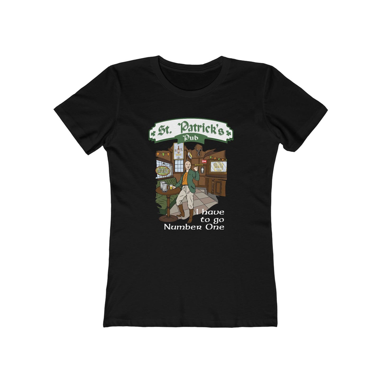 St. Patrick's Pub (Jean-Luc Picard) - Women's T-Shirt