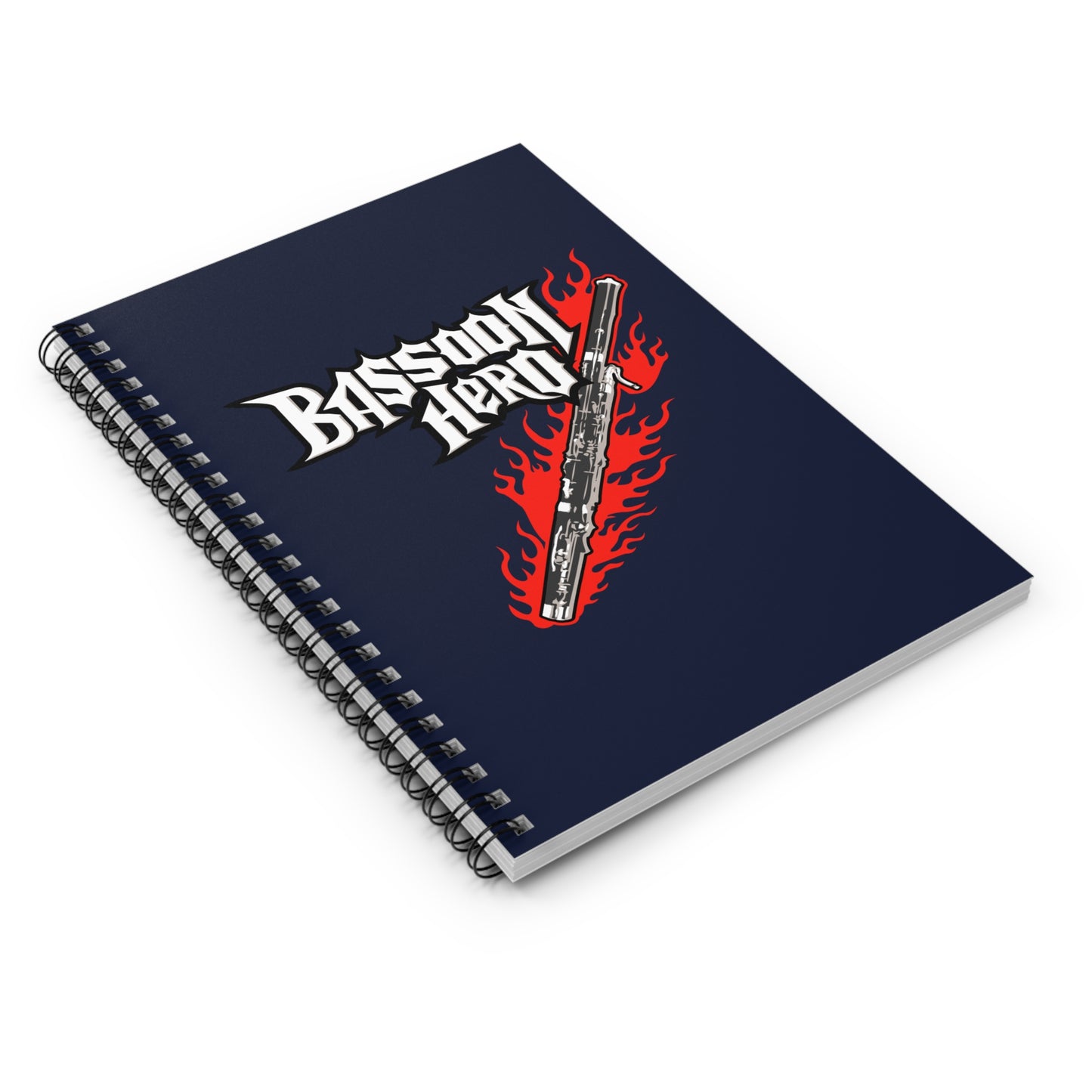 Bassoon Hero - Spiral Notebook