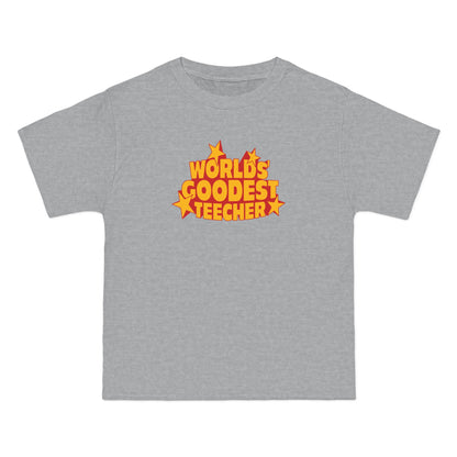 Worlds' Goodest Teecher - Men's Heavyweight T-Shirt