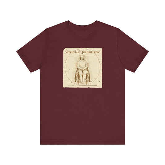 Vitruvian Quadriplegic - Men's T-Shirt