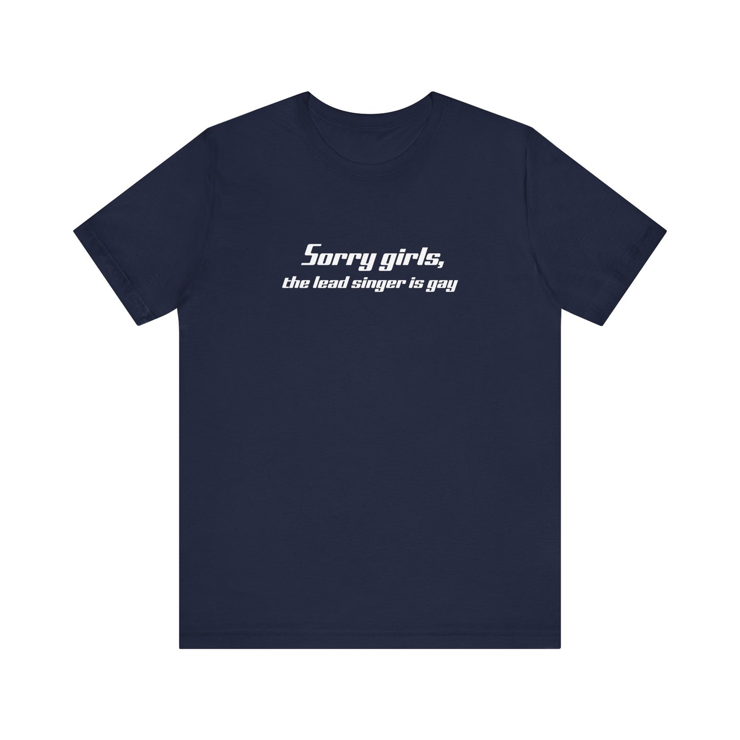 Sorry Girls - The Lead Singer Is Gay - Men's T-Shirt