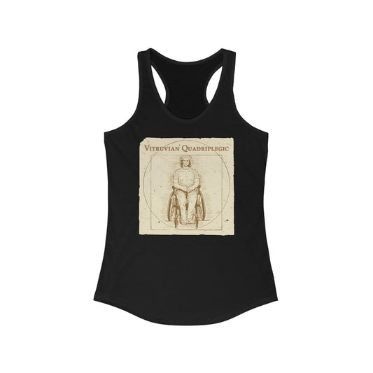 Vitruvian Quadriplegic - Women's Racerback Tank