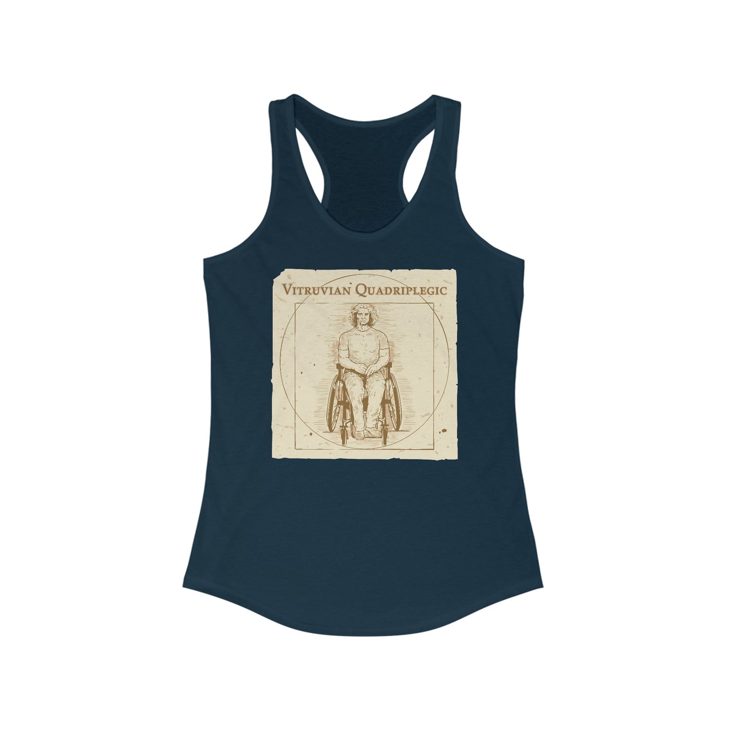 Vitruvian Quadriplegic - Women's Racerback Tank