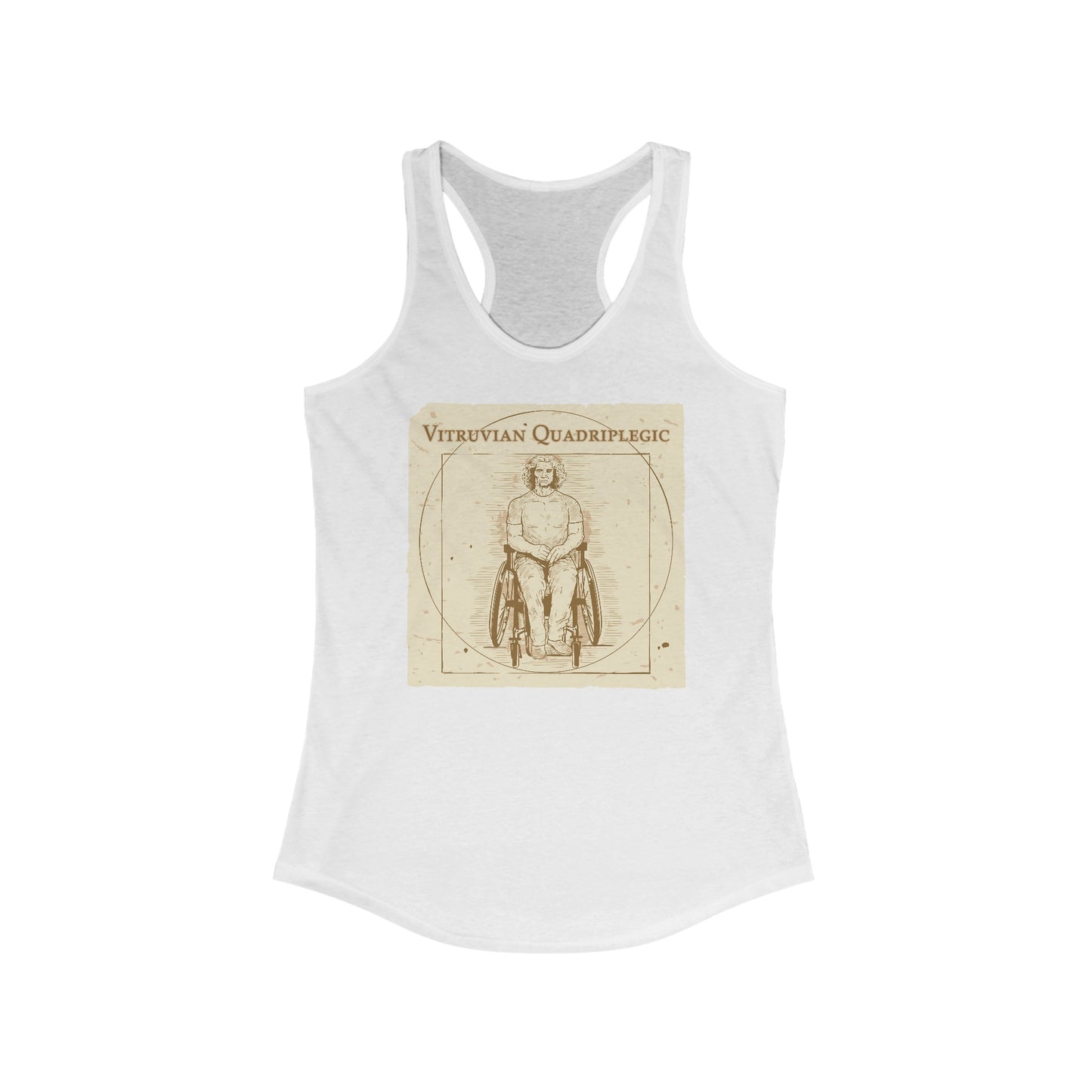 Vitruvian Quadriplegic - Women's Racerback Tank